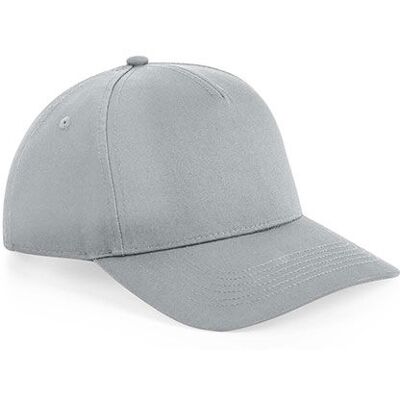 Beechfield Cb649 Unisex Urbanwear 5 Panel Snapback - Lysegrå - One Size Beechfield Cb649 Unisex Urbanwear 5 Panel Snapback - Lysegrå - One Size