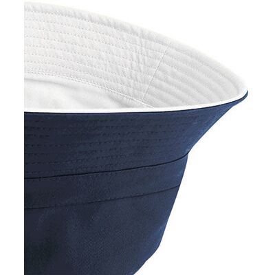 Beechfield Cb686 Reversible Bucket Hat - Fransk Flåde / Hvid - L/xl Beechfield Cb686 Reversible Bucket Hat - Fransk Flåde / Hvid - L/xl