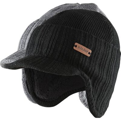 Blåklåder Blåkläder 2067 Vinter Cap Med Øreklapper / Vinter Cap Med Øreklapper - L/xl - Sortmeleret Blåklåder Blåkläder 2067 Vinter Cap Med Øreklapper / Vinter Cap Med Øreklapper - L/xl - Sortmeleret
