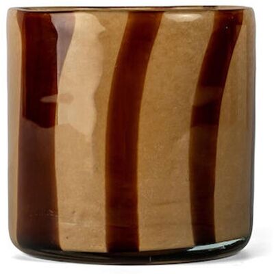 Byon - Calore Curve XS Lysestage - Brun/beige Byon - Calore Curve XS Lysestage - Brun/beige