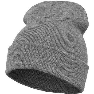 Flexfit Fx1501kc, Huer Heavyweight Long Beanie - Heather Gray - One Size Flexfit Fx1501kc, Huer Heavyweight Long Beanie - Heather Gray - One Size