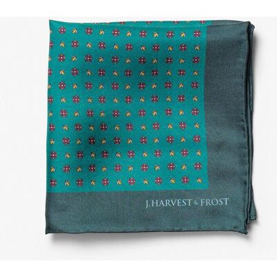 J. Harvest & Frost 2920400 Lommetørklæde Silke Blomstret Sky Blue One Size J. Harvest & Frost 2920400 Lommetørklæde Silke Blomstret Sky Blue One Size