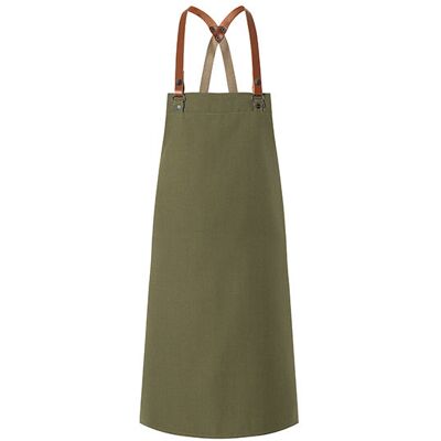 Karlowsky Ky054, Forklæder Apron Green-Generation - Mossgrøn (Ca. Pantone 4229c) - One Size Karlowsky Ky054, Forklæder Apron Green-Generation - Mossgrøn (Ca. Pantone 4229c) - One Size
