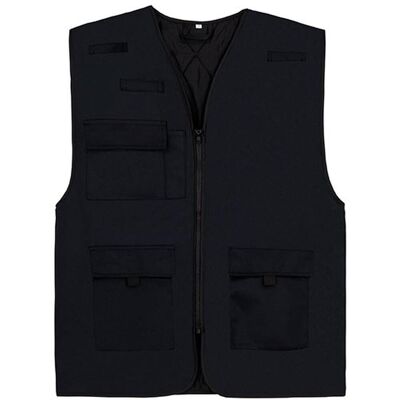 Korntex Kx166 Padded Multifunctional Arbejdsvest Med Ekstra Stort Område Til Print - Black - M Korntex Kx166 Padded Multifunctional Arbejdsvest Med Ekstra Stort Område Til Print - Black - M