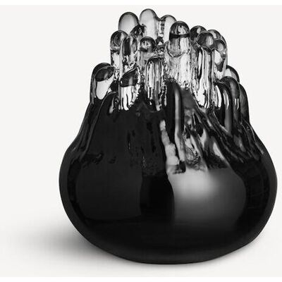 Kosta Boda Polar Votive Black H 190mm B 160mm One Size Kosta Boda Polar Votive Black H 190mm B 160mm One Size