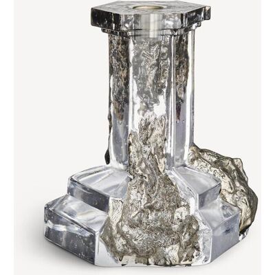 Kosta Boda Rocky Baroque Candlestick Glossy Glaze 175mm One Size Kosta Boda Rocky Baroque Candlestick Glossy Glaze 175mm One Size