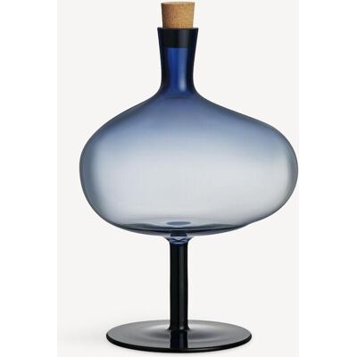 Kosta Boda Bod Bottle Midnight Blue 295mm One Size Kosta Boda Bod Bottle Midnight Blue 295mm One Size