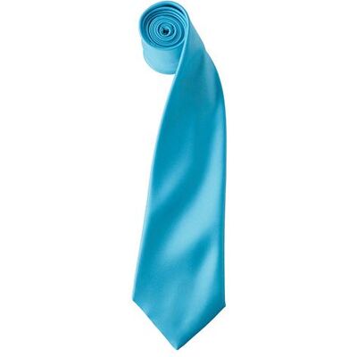 Premier Workwear Pw750, Slips Og Butterfly Colours Collection Satin Tie - Turquoise (Ca. Pantone 312) - 144 X 8,5 Cm Premier Workwear Pw750, Slips Og Butterfly Colours Collection Satin Tie - Turquoise (Ca. Pantone 312) - 144 X 8,5 Cm