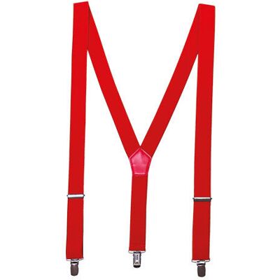 Premier Workwear Pw701, Bælter & Seler Clip On Trousers Braces/suspenders - Rød - One Size Premier Workwear Pw701, Bælter & Seler Clip On Trousers Braces/suspenders - Rød - One Size