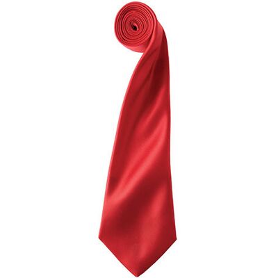 Premier Workwear Pw750, Slips Og Butterfly Colours Collection Satin Tie - Rød (Ca. Pantone 200) - One Size Premier Workwear Pw750, Slips Og Butterfly Colours Collection Satin Tie - Rød (Ca. Pantone 200) - One Size