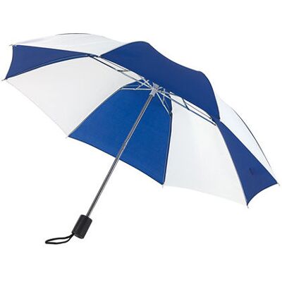 Printwear Sc80, Paraplyer Pocket Umbrella - Blå/hvid - One Size Printwear Sc80, Paraplyer Pocket Umbrella - Blå/hvid - One Size