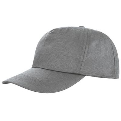 Result Headwear Rh80, Caps Houston 5-Panel Cap - Dove Grå - One Size Result Headwear Rh80, Caps Houston 5-Panel Cap - Dove Grå - One Size