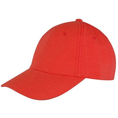 Result Headwear Rh81, Caps Memphis Brushed Cotton Low Profile Cap - Rød - One Size Result Headwear Rh81, Caps Memphis Brushed Cotton Low Profile Cap - Rød - One Size