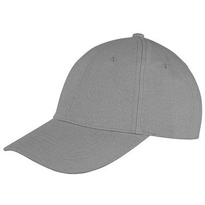 Result Headwear Rh81, Caps Memphis Brushed Cotton Low Profile Cap - Dove Grå - One Size Result Headwear Rh81, Caps Memphis Brushed Cotton Low Profile Cap - Dove Grå - One Size