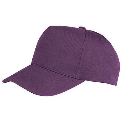 Result Headwear Rh84, Caps Boston Printers Cap - Lilla - One Size Result Headwear Rh84, Caps Boston Printers Cap - Lilla - One Size