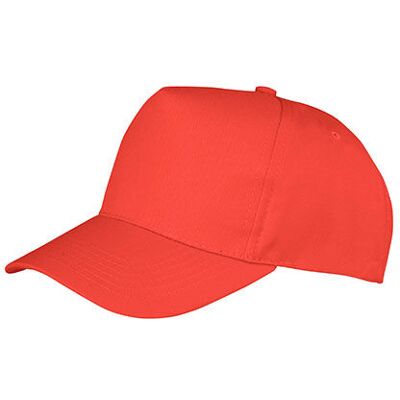 Result Headwear Rh84, Caps Boston Printers Cap - Rød - One Size Result Headwear Rh84, Caps Boston Printers Cap - Rød - One Size
