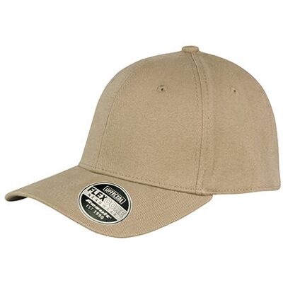Result Headwear Rh85, Caps Kansas Flex Cap - Khaki - S/m Result Headwear Rh85, Caps Kansas Flex Cap - Khaki - S/m