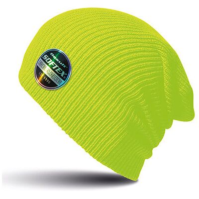 Result Winter Essentials Rc31, Strikhue, Huer Softex® Beanie - Fluorescerende Gul - One Size Result Winter Essentials Rc31, Strikhue, Huer Softex® Beanie - Fluorescerende Gul - One Size