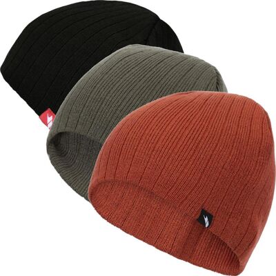 Trespass Stagger - Male Knitted Beanie Black One Size Trespass Stagger - Male Knitted Beanie Black One Size