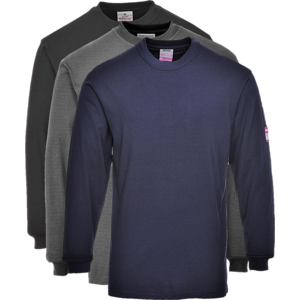 Portwest Fr11 Fr Anti-Statisk Langærmet T-Shirt M Navy