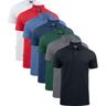 Projob 642022 2022 Poloshirt Med Elastan Rød S