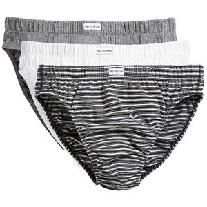 Fruit Of The Loom F990, Undertøj Classic Slip (3 Pair Pack)-Sort/sort/sort-S