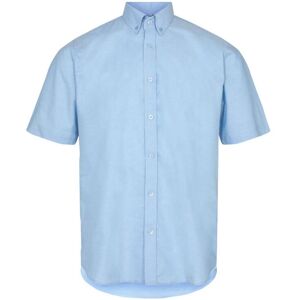 Angli 24 6901 10 Oxford Button Down S/s Slim Lyseblå 37-38