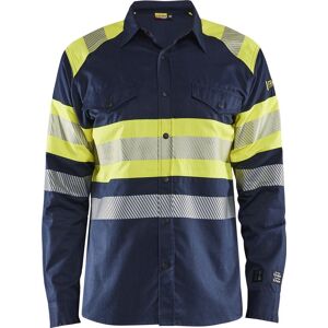 Blåkläder 3229 Multinorm Skjorte Inherent / Multinorm Skjorte Inherent - 5xl - Marineblå/high Vis Gul