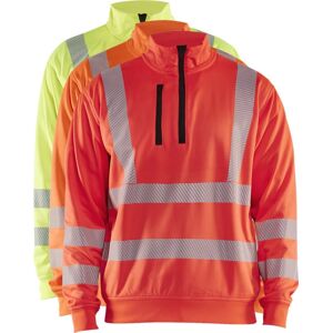 Blåkläder 3564 High Vis Sweatshirt Half Zip / High Vis Sweatshirt Half Zip - 3xl - High Vis Rød