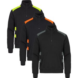 Clique 21075 Ambition Half Zip Visib Orange S