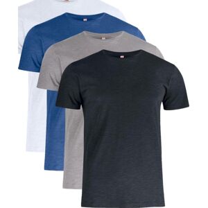 Clique 29352 Slub-T Men'S Blue Melange 2xl