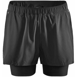 Craft 1908764 Adv Essence 2-In-1 Stretch Shorts M Herre / Sportshorts / Shorts Black M