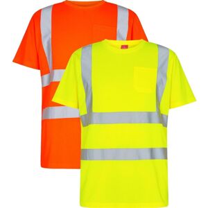 Engel 9541-151 Safety T-Shirt Med Brystlomme / Arbejds T-Shirt Orange Xs