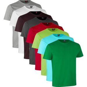 Id 0517 Interlock T-Shirt-Mørk Bordeaux-3xl