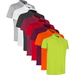 Id 0525 Poloshirt   Stretch-Lys Blå-4xl