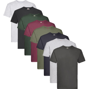 Fruit Of The Loom F181, T-Shirts Super Premium T-Oliven-Xl