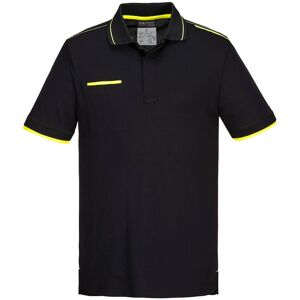 Portwest T722 Wx3 Eco Kortærmet Poloshirt L Sort