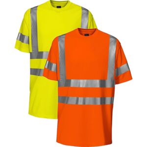 Projob 646010 6010 T-Shirt En Iso 20471 Klasse 3 / Arbejds T-Shirt Orange/grey 2xl/3xl
