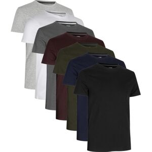 Seven Seas S620 T-Shirt   O-Neck-Mørk Grå - Melange-Xl