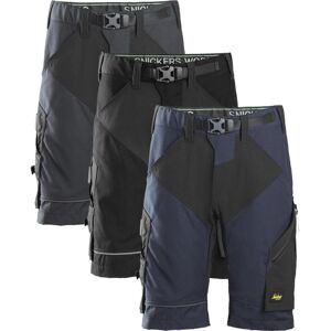 Snickers 6914 Flexiwork, Shorts+ Navy/sort 64