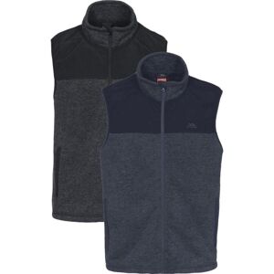 Trespass Leafminer - Male Fleece Gilet At300  Navy Melange Xs