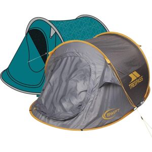 Trespass Swift 2 Pattern - Patterned Pop-Up Tent  Storm Grey Print One Size