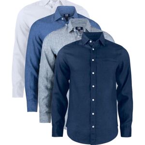 Cutter & Buck 352408 Summerland Linen Shirt Denim Melange 3xl Cutter & Buck 352408 Summerland Linen Shirt Denim Melange 3xl