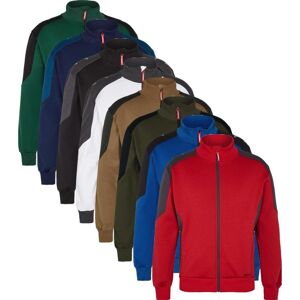 Engel 8830-233 Galaxy Sweat Cardigan Med Krave Hvid/antrazitgrå 4xl Engel 8830-233 Galaxy Sweat Cardigan Med Krave Hvid/antrazitgrå 4xl