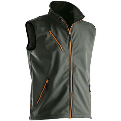 Jobman 7502 Softshell Vest Brown M Jobman 7502 Softshell Vest Brown M