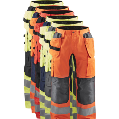Blåklåder Blåkläder 1552 High Vis Buks Med Stretch / High Vis Arbejdsbuks Med Stretch - C146 - High Vis Rød/sort Blåklåder Blåkläder 1552 High Vis Buks Med Stretch / High Vis Arbejdsbuks Med Stretch - C146 - High Vis Rød/sort