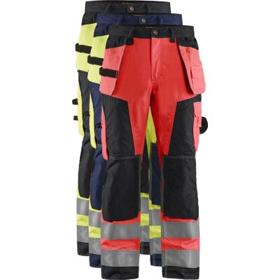 Blåklåder Blåkläder 1568 High Vis Buks / High Vis Arbejdsbuks - C52 - High Vis Rød/sort Blåklåder Blåkläder 1568 High Vis Buks / High Vis Arbejdsbuks - C52 - High Vis Rød/sort