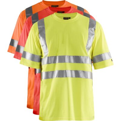 Blåklåder Blåkläder 3413 High Vis T-Shirt / High Vis T-Shirt - S - High Vis Rød Blåklåder Blåkläder 3413 High Vis T-Shirt / High Vis T-Shirt - S - High Vis Rød