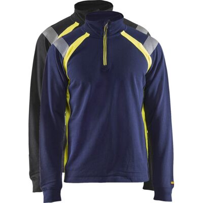 Blåklåder Blåkläder 3432 Sweatshirt Half Zip / Sweatshirt Half Zip - L - Marineblå/high Vis Gul Blåklåder Blåkläder 3432 Sweatshirt Half Zip / Sweatshirt Half Zip - L - Marineblå/high Vis Gul