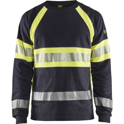 Blåklåder Blåkläder 3484 Brandhæmmende T-Shirt Lang Ærme Inherent / Brandhæmmende T-Shirt Lang Ærme Inherent - 4xl - Marineblå/high Vis Gul Blåklåder Blåkläder 3484 Brandhæmmende T-Shirt Lang Ærme Inherent / Brandhæmmende T-Shirt Lang Ærme Inherent - 4xl - Marineblå/high Vis Gul